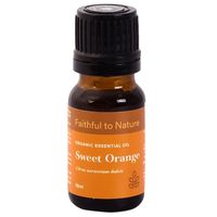 Faithful to Nature Organic Sweet Orange Essential Oil